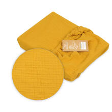 Cover to changing pad - TB0414/06  - MUSLIN in BOX - MUSTARD - size 50x70/80 cm
