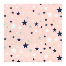 Diaper - SET - 07-8274 - TETRA PRINT - 3-pack - STARS - size 76x76 cm