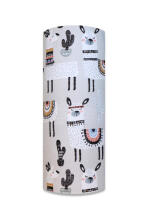 Diaper - 25646 - TETRA PRINT - EGA - LUX - LAMA - GREY- size 70x80 cm