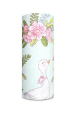 Diaper - 29347 - TETRA PRINT - EGA - GOSSE & FLOWERS - MINT -  size 70x80 cm
