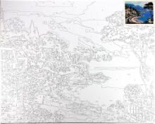 Gleznošana pēc numuriem - 45933 - AINAVA - izmērs 40x50 cm