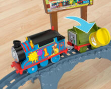 Train Set -   HTN34 / 94643 -  THOMAS & FRIENDS - PAINT DELIVERY SET