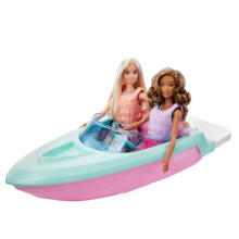 Doll -  54531 - set - BARBIE - CAR & BOAT + 2 DOLLS