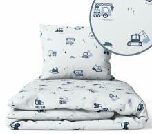 Cover set - 2 pcs - 120x90, 40x60  - KOPARKI - BLUE / GREY
