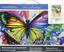 Gleznošana pēc numuriem - 50876 - KOT - izmērs 40x30 cm