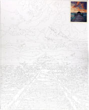 Gleznošana pēc numuriem - 45698 - ISLAND - izmērs 40x50 cm