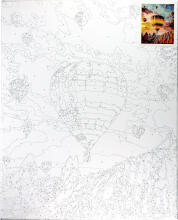 Gleznošana pēc numuriem - 45575 - BALONS - izmērs 40x50 cm