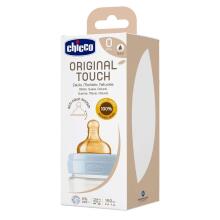 Chicco Original Touch Anticolic Baby Bottle Art.285146 Latex Feeding Bottle 150 ml