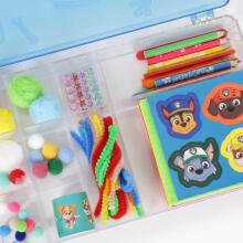 PAW PATROL - 82911 - SUITCASE with ACCESSORIES - BLUE