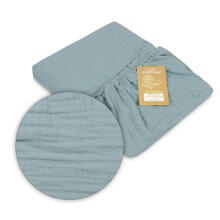 Cover to changing pad - TB0468/44 - MUSLIN - DARK MINT - size 50x70/80 cm