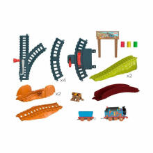 Train Set -  HGY78 - THOMAS & FRIENDS -MUDDY or PERCY or FRIENDS at WORK