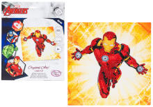 Daimond Mosaic  - 98627 - IRON MAN - size 18x18 cm
