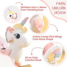 Rocking  Chair Unicorn Art.285414 Soft rocking chair with back support