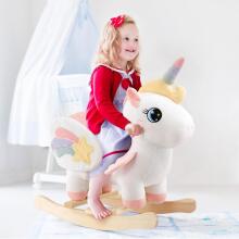 Rocking  Chair Unicorn Art.285414 Soft rocking chair with back support