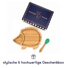 Bamboo Wood Plate Art.285596 Wooden plate with suction cup and compartments