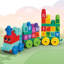 Mega Bloks Building Basics Abc Learning Train Art.964835 Educational train set with alphabet