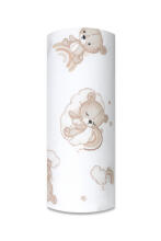Diaper - 31364 - FLANNEL PRINT - EGA - TEDDY BEAR on a CLOUD- size 70x80 cm