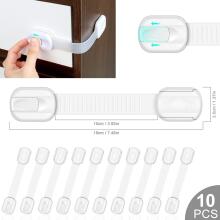 Kimsky Baby Cabinet Lock Art.285874 White Drawer/refrigerator protection,1 psc