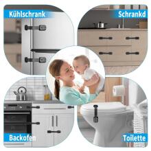 Echocube Baby Cabinet Lock Art.285875 Black Drawer/refrigerator protection,1 psc
