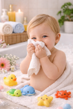 Bebe Basic Cotton Baby Towel  Art.285890 Grey  Cotton frote towel 30x50 cm (100% cotton)