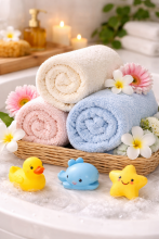 Bebe Basic Cotton Baby Towel  Art.285890 Grey  Cotton frote towel 30x50 cm (100% cotton)