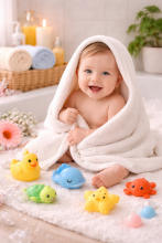 Bebe Basic Cotton Baby Towel  Art.285905 Orange Cotton frote towel 50x70 cm (100% cotton)