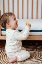 La Bebe™ Natural coconut fiber and sea grass mattress, SLEEP 120×60×9 cm (6 cm coconut + 2 cm sea grass)