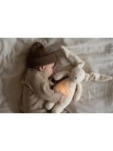 Moonie 2.0 Organic Humming Bunny Art.285918 Rose Children's night light "Bunny", from 0 months.