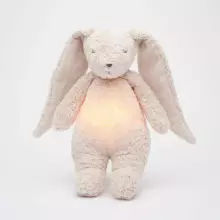 Moonie 2.0 Organic Humming Bunny Art.285921 Grey Children's night light "Bunny", from 0 months.