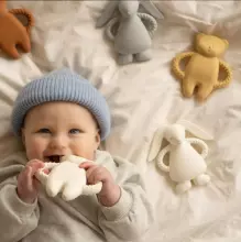 Moonie Natural Rubber Teether Art.285927 Teether made of 100% natural rubber