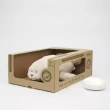 Moonie 2.0 Organic Humming Seal Art.285929 Powder Bērnu miega nakts lampiņa Ronis  0+ mēn.