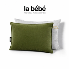 La bebe™ Pillow Eco Velvet 40x60 Art.73103 Beige/Grey 40x60 with ECO buckwheat filling