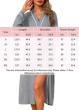 Italian Fashion Women Bathrobe Long Sleeve Art.285955 Grey