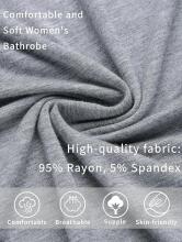 Italian Fashion Women Bathrobe Long Sleeve Art.285955 Grey