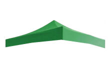 Jumta pārklājs 3x3 m dārza paviljonam 420D, PVC, zaļš, MultiGarden