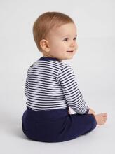 La Bebe™ Long-Sleeved Wrap Shirt for Newborn (1 pc), Art.024672, Size 56, 100% Cotton