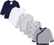 La Bebe™ Long-Sleeved Wrap Shirt for Newborn (1 pc), Art.024672, Size 56, 100% Cotton