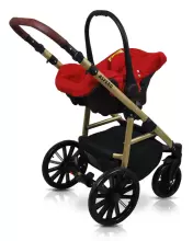 Babylux Aspero Art.286114 Mint Diamonds Universal 3-in-1 stroller