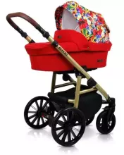Babylux Aspero Art.286116 Peony and Rose Universal 3-in-1 stroller