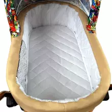 Babylux Classic Art.286132 Jungle Flowers Classic 3-in-1 baby stroller