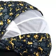 Babylux Margaret Gold Art.286151 Black Dots  Classic 3-in-1 baby stroller