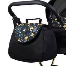 Babylux Margaret Gold Art.286151 Black Dots  Classic 3-in-1 baby stroller
