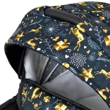 Babylux Margaret Gold Art.286155 Grey Flex Classic 3-in-1 baby stroller