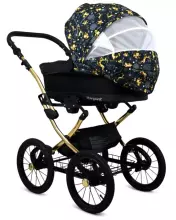 Babylux Margaret Gold Art.286157 Mint   Classic 3-in-1 baby stroller