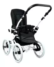 Babylux Margaret White Art.286162 Black Dots Classic 3-in-1 baby stroller