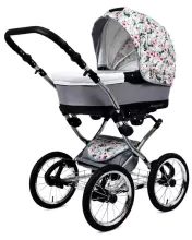 Babylux Margaret Exclusive Art.286174 Black Dots Classic 3-in-1 baby stroller