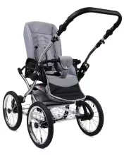Babylux Margaret Exclusive Art.286174 Black Dots Classic 3-in-1 baby stroller