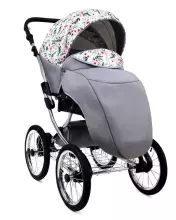 Babylux Margaret Exclusive Art.286179 Grey Flex Classic 3-in-1 baby stroller