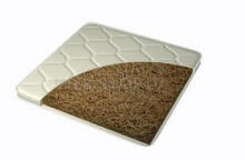 La Bebe™ mattress 120×60 cm Sleep, coconut fiber + seaweed + wool, 6 cm coconut + 2 cm seaweed