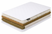 La Bebe™ mattress 120×60 cm Sleep, coconut fiber + seaweed + wool, 6 cm coconut + 2 cm seaweed